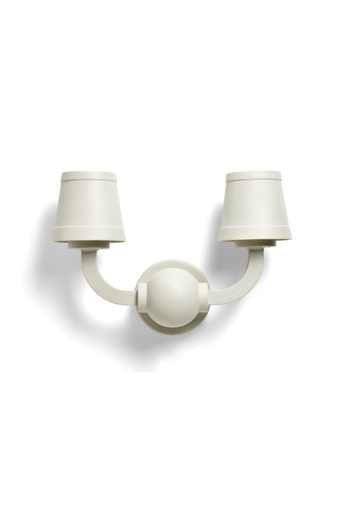 Paper Wall Lamp off-white front side